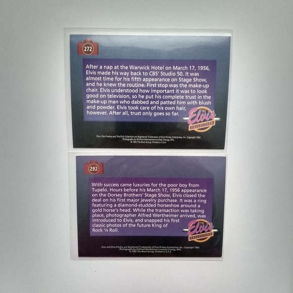 Elvis Presley Vintage Trading Cards 1992 (10) - Picture 4 of 10